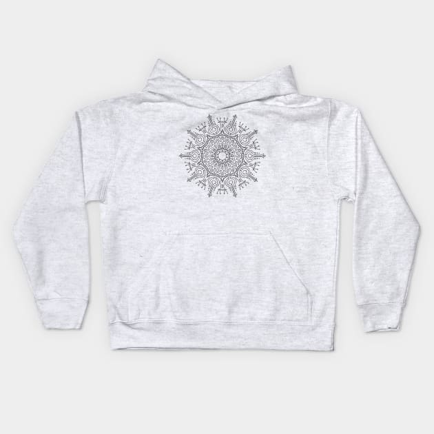 Mandala Kids Hoodie by OsFrontis